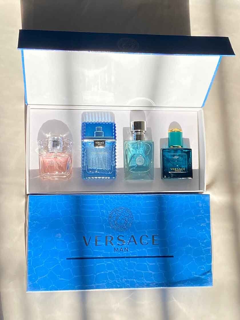Versace Man 4 In 1 Gift Set 4x30mL